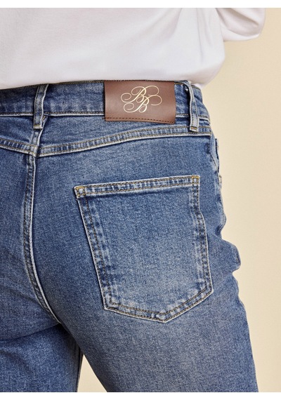 Brooks Brothers Mavi Kadın Denim Pantolon Bbfw26fdp006