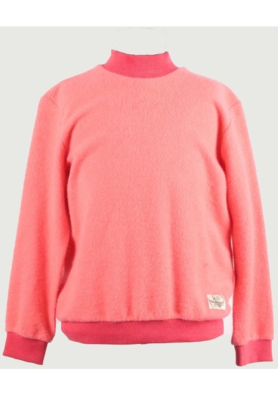 Alexandergardi Alexandergardı Yarım Balıkçı Yaka Çocuk Sweatshirt C19-138927 001 Pembe