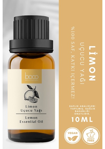 Boco Born In Cosmetics %100 Saf Limon Uçucu Yağı 10 ML