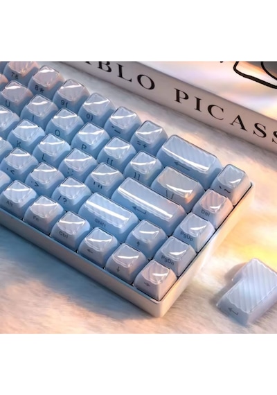 Mekanik Klavye Keycap -136 Tuşlu Dalgalı Mavi Tuş Takımı
