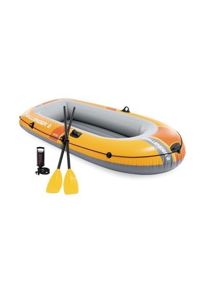 Intex Challenger 2 Şişme Bot Seti 2 Kişilik Kürekli 236 x 114 x 41 CM - 2026 New