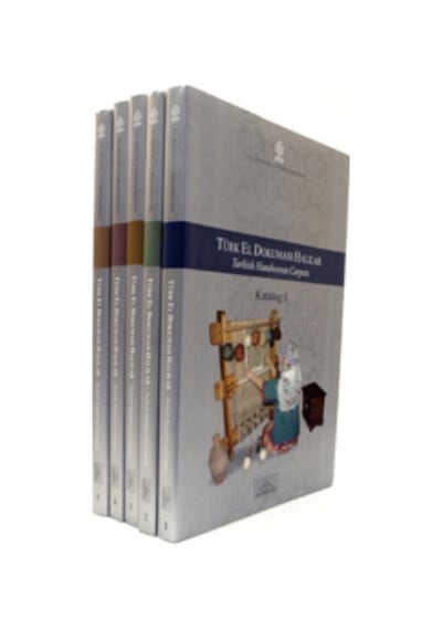 Türk El Dokuması Halılar turkish Handwoven Katolog / 5cilt Takım