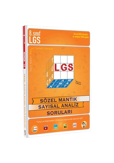 Tonguç 8. Sınıf Lgs Sözel Mantık Sayısal Analiz Soruları (550444802)