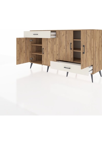 Hyperion Konsol 5 Raflı 2 Çekmeceli 4 Kapaklı 176x44x99 Çam-çam/a Çam-çam/aytaşı Hyperion Konsol 5 Raflı 2 Çekmeceli 4 Kapaklı 176x44x99 Çam-çam/a Çam-çam/aytaşı