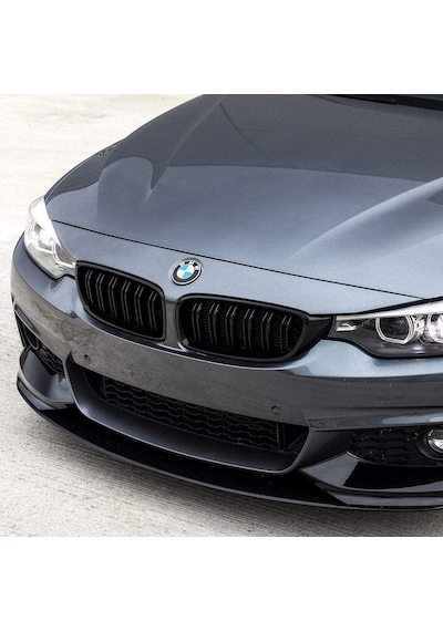 Bmw F32 M Technic Ön Lip Parlak Siyah Plastik Ön Ek Karlık 2014 Ve Üzeri Karlık+bodykit+ek
