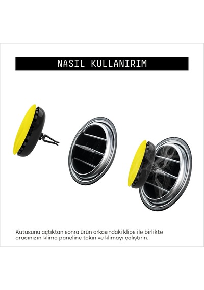 Spin Araba Klima Kokusu - Profesyonel Otomobil Kokusu Bpa & Sıvı İçermez 90 Gün Etkili Standart