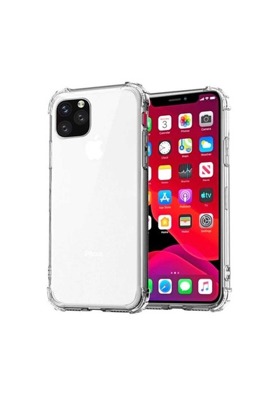 Apple Uyumlu iPhone 12 Mini Kılıf Nitro Anti Shock Silikon Kılıf Renksiz