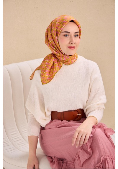 Silk Home Twill İpek Eşarp 11516-07 Pembe