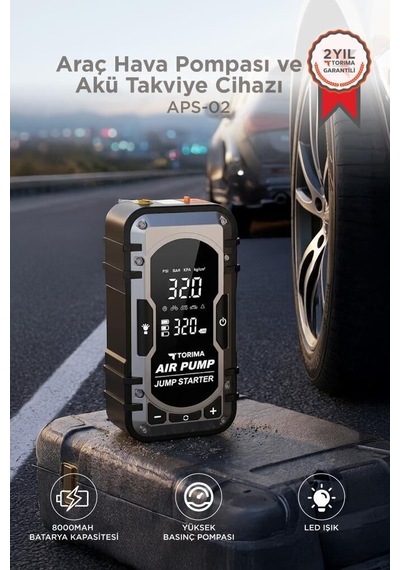 Özel Üretim Tatil Hazırlığı Lastik Şişirici Motor Aksesuarı Araç Hava Kompresörü Aps02