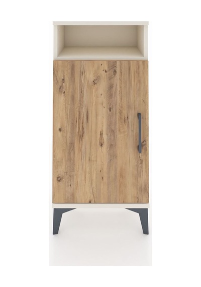 Arges Komodin 3 Raflı Tek Kapaklı 44x30x96 Aytaşı-çam Aytaşı