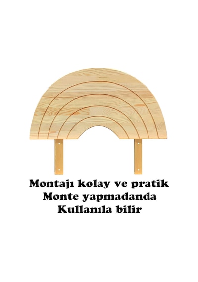 Markaawm Markaawm Nirvana Kuyruklu Yıldız Montessori Yatak Çocuk Karyola Akçaağaç