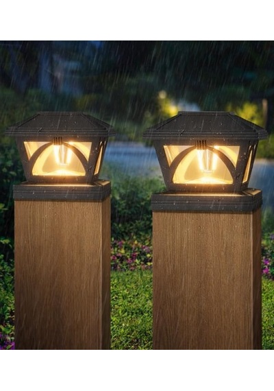 Tr 2 Adet Set Üstü Günışığı Renk Ledli Solar Güneş Enerjili Bahçe Lambası Yy-84