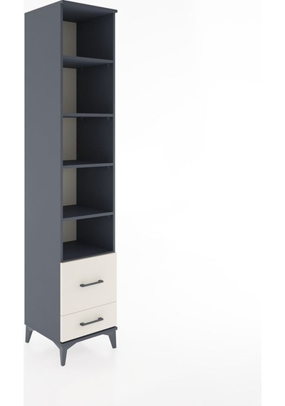 Hyperion Dolap 5 Raflı 2 Çekmeceli 44x44x221 Antrasit-aytaşı Antrasit Hyperion Dolap 5 Raflı 2 Çekmeceli 44x44x221 Antrasit-aytaşı Antrasit