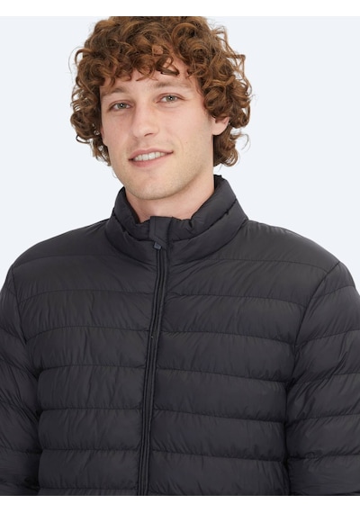Kip Siyah Regular Fit Dik Yaka Casual Dokuma Mont Siyah