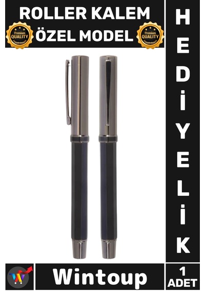 Kalem Lüks Ofis Yazım Gereci Akıcı Jel Mürekkep Ergonomik Konforlu Şık Hediye Metal Roller Kalem Çok Renkli