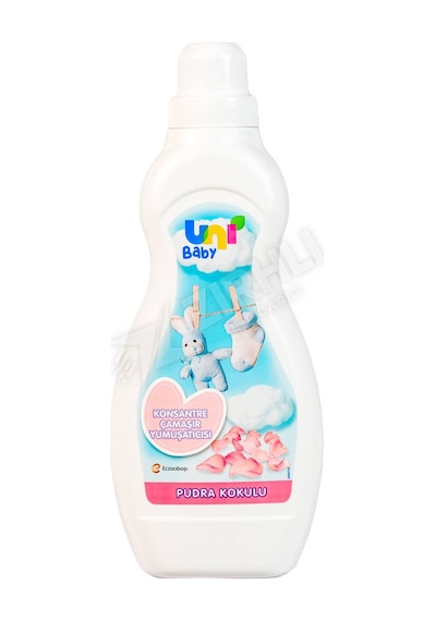 2 Adet Uni Baby Pudra Kokulu Konsantre Çamaşır Yumuşatıcı 1200 Ml