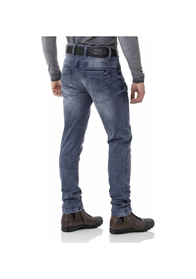 CD811 Fitilli Mavi Erkek Jeans Pantolon Mavi