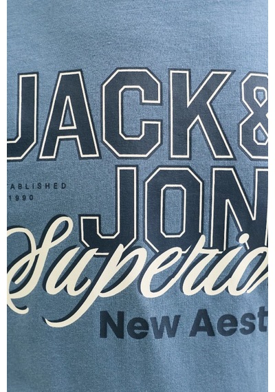 Jack & Jones Jjelogo Çocuk Tişört Mavı
