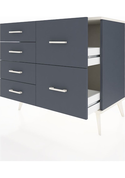 Hyperion Şifonyer 6 Çekmeceli 88x44x80 Antrasit-aytaşı/antrasit Aytaşı/antrasit Hyperion Şifonyer 6 Çekmeceli 88x44x80 Antrasit-aytaşı/antrasit Aytaşı/antrasit