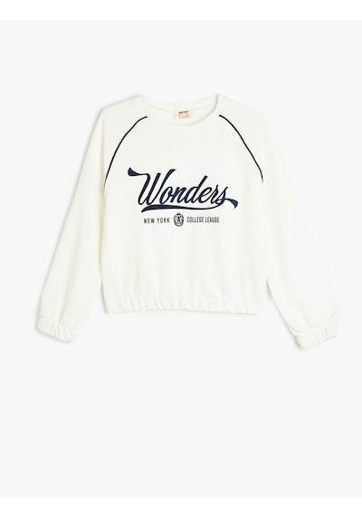 Koton Bisiklet Yaka Uzun Kollu Slogan Baskılı Pamuklu Sweatshirt Ekru 5skg10333ak Ekru Koton Bisiklet Yaka Uzun Kollu Slogan Baskılı Pamuklu Sweatshirt Ekru 5skg10333ak Ekru