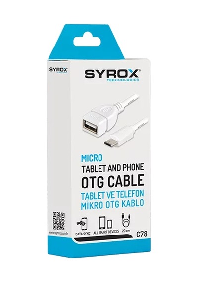 Syrox C78 1.0a Micro Otg Kablo