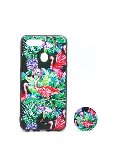 Nettech Oppo A5s Uyumlu Desenli Popsocket Seri Arka Koruma Kılıf