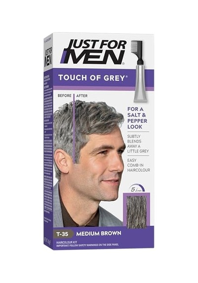 Touch Of Grey Orta Kahve Saç Boyası
