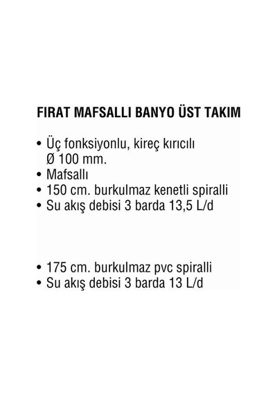 Eca Fırat Mafsallı Altın Duş Seti 3 Fonksiyonlu - 102817387