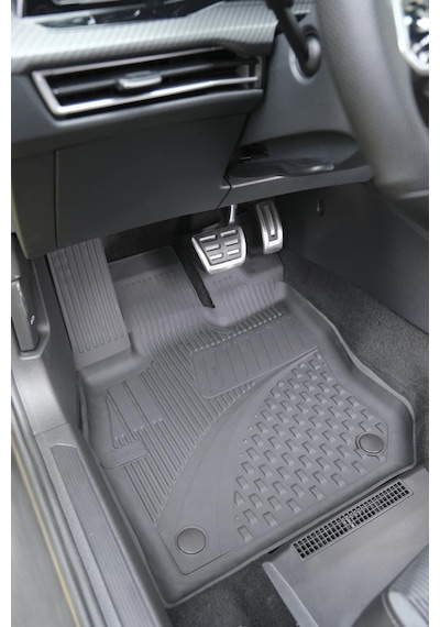 Volkswagen Golf 8/8.5 Otomatik Uyumlu 4.5d Premium Havuzlu Oto Paspas Ve Liner Üst Bagaj Havuzu
