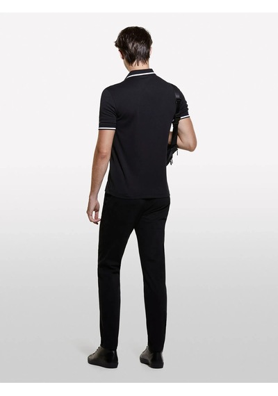 Sisley Slim Fit Vintage Efekt Chino Pantolon Erkek Siyah Pantolon - 325a4dm6sf02y