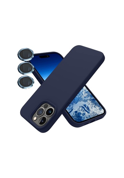 Apple Uyumlu iPhone 14 Pro Max Kılıf Kamera Lensli Lansman Silikon Kapak