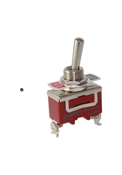 Ic-152-2S Swıon Toggle Switch 2P On-Off 12Mm 2 Bacaklı 15A Amper