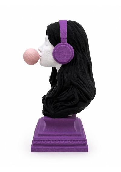 Melodinin Yüzü 15cm Dekoratif Biblo 3d Baskı