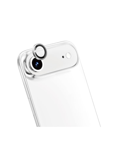 Apple Uyumlu   iPhone 17 Air Wiwu Lg-003 Lens Guard Çizilmeye Dayanıklı Safir Kamera Lens Koruyucu Gümüş