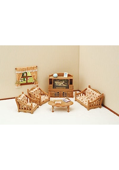 Sylvanian Families Oturma Oda Seti Abanoz - Beyaz Sylvanian Families Oturma Oda Seti Abanoz - Beyaz