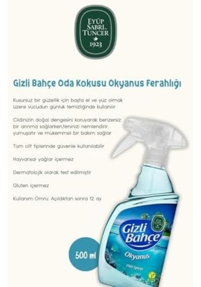 Okyanus Sıvı Ve Köpük Sabun 500ml, Kolonya 1lt, Oda Kokusu 500ml Ve Rosie Pamuk