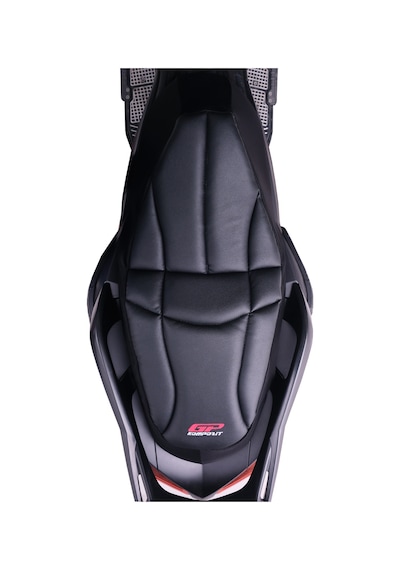 GP Kompozit Yamaha XMAX 250-400 2018-2024 Uyumlu Fileli Motosiklet Konfor Sele Kılıfı Siyah