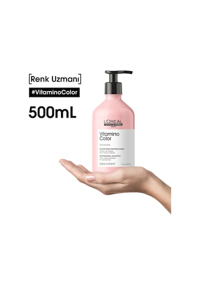 L'Oréal Professionnel Serie Expert Vitamino Color Boyalı Saçlar Için Renk Koruyucu Şampuan 500 ML