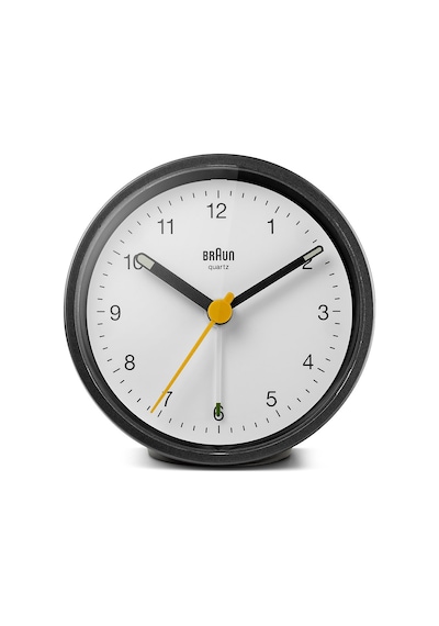 Braun Bc12bw Siyah-beyaz Klasik Analog Alarmlı Masa Saati Brn.bc12bw