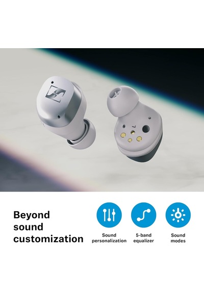 Momentum True Wireless 4 Kulak İçi Kulaklık Beyaz Gümüş Genel