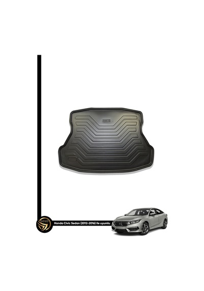 Honda Civic 2016-2020 Havuzlu 3d Paspas+bagaj Havuzu İkili Set