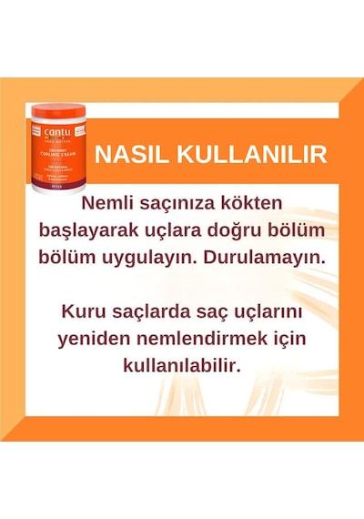 Cantu Büyük Boy Saç Bakım Seti- Şampuan+ Saç Kremi+ Bukle Belirginleştirici - Kıvırcık, Dalgalı Saçlar