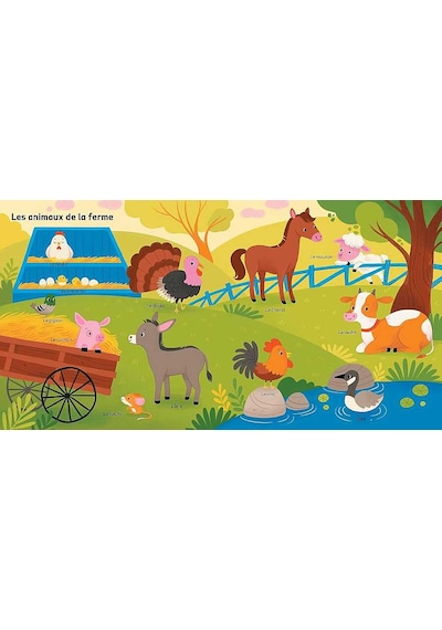 Auzo Toys Mes 100 Mots Pour Découvrir Les Animaux Fransızca