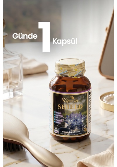 Shield Güçlü Bağışıklık Desteği Lipozomal C Vitamini, Beta Glukan, D Vitamini, Çinko 30 Kapsül Shield Güçlü Bağışıklık Desteği Lipozomal C Vitamini, Beta Glukan, D Vitamini, Çinko 30 Kapsül