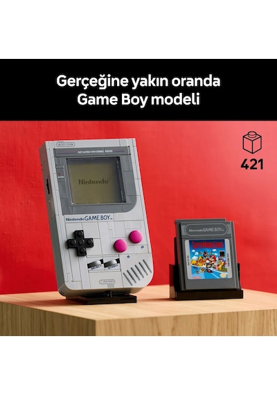 LEGO® Game Boy™ 72046 - Yetişkin Nintendo® Hayranları için Yaratıcı Model Yapım Seti (421 Parça)