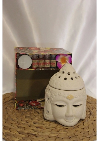 Buhardanlık Buda Set Budha Buhurdanlık Set Seramik