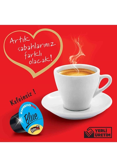 Espressomm Nespresso Uyumlu Blue Kafeinsiz Kapsül Kahve 100 Adet