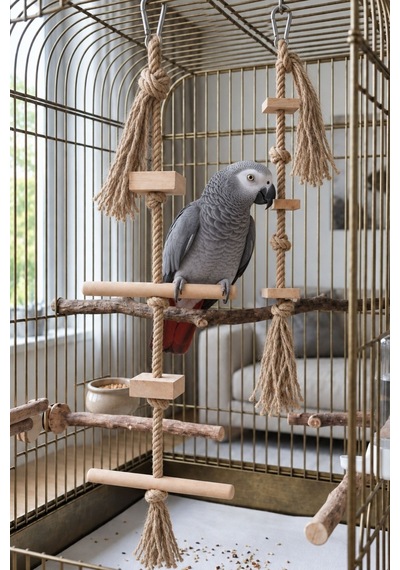 Mivra Pets 2'li Papağan Merdiven Kemirme Oyuncağı