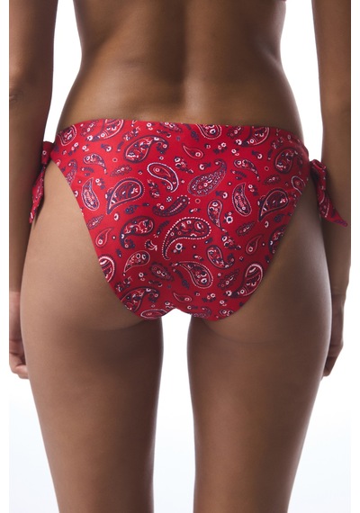 Penti Etnik Desenli Tokalı Bandana Brazilian Bikini Altı Çok Renkli