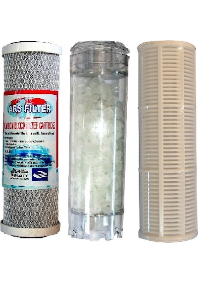 Daire Tam Set 3/4"  Giriş Filtresi  3'lü